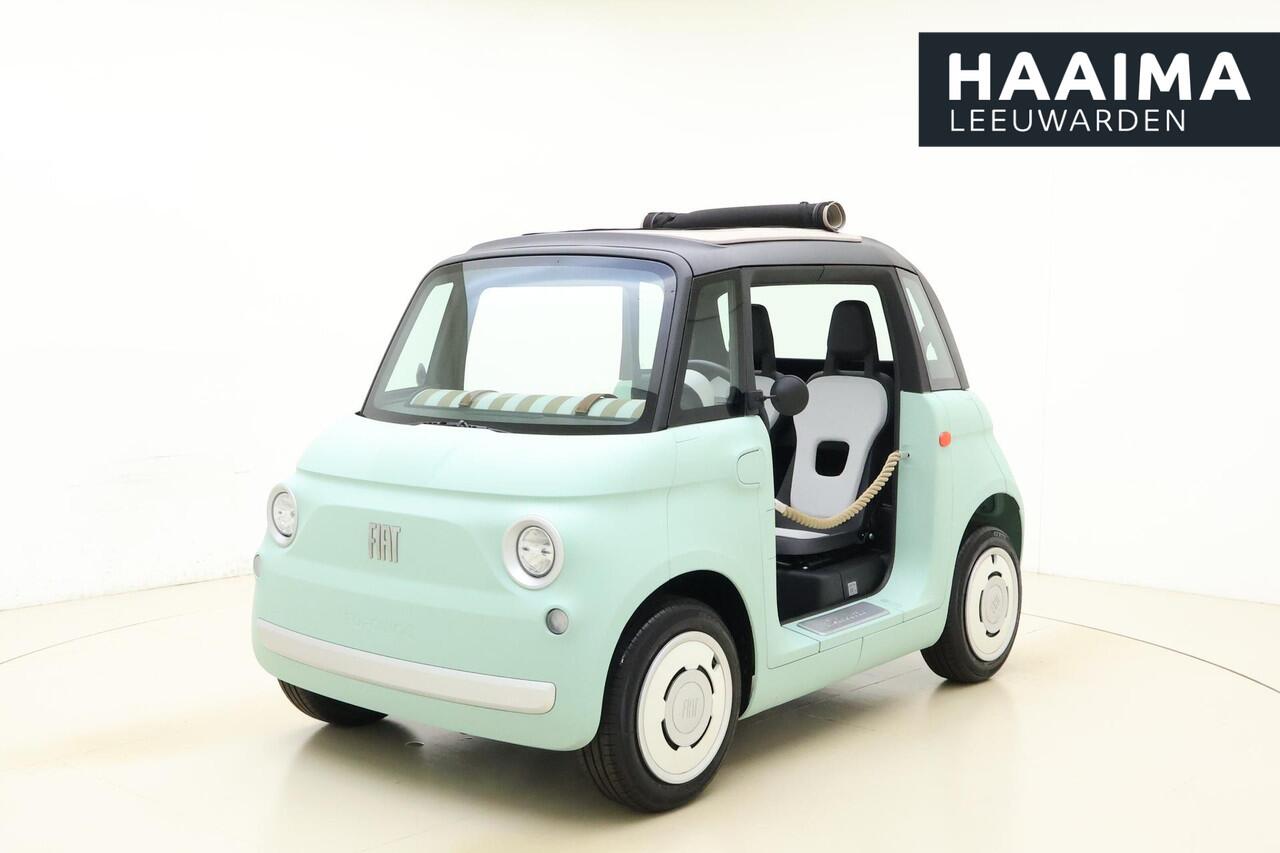 Fiat Topolino Dolcevita | Nieuw | Uit voorraad leverbaar | 100% Elektrisch | Oprolbaar canvasdak | Portiertouwen