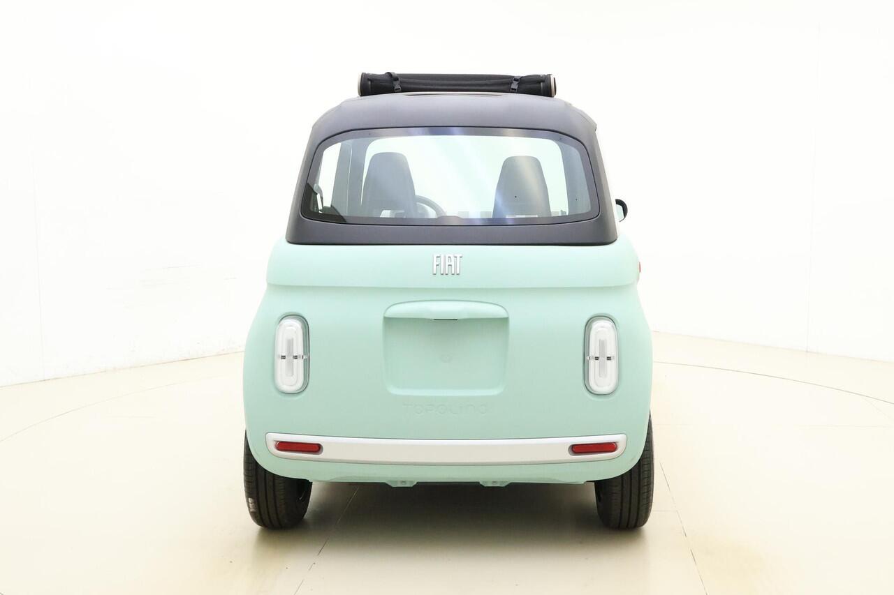 Fiat Topolino Dolcevita | Nieuw | Uit voorraad leverbaar | 100% Elektrisch | Oprolbaar canvasdak | Portiertouwen