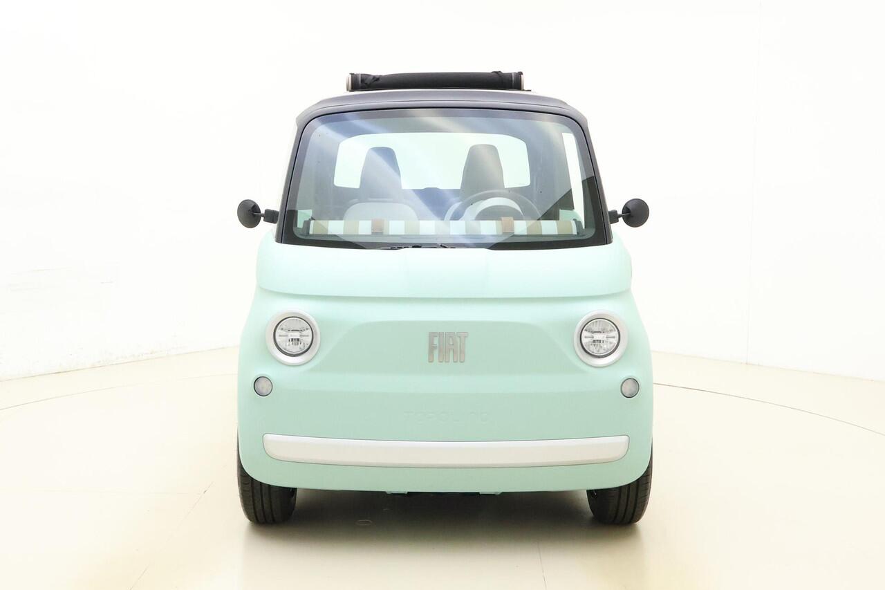 Fiat Topolino Dolcevita | Nieuw | Uit voorraad leverbaar | 100% Elektrisch | Oprolbaar canvasdak | Portiertouwen