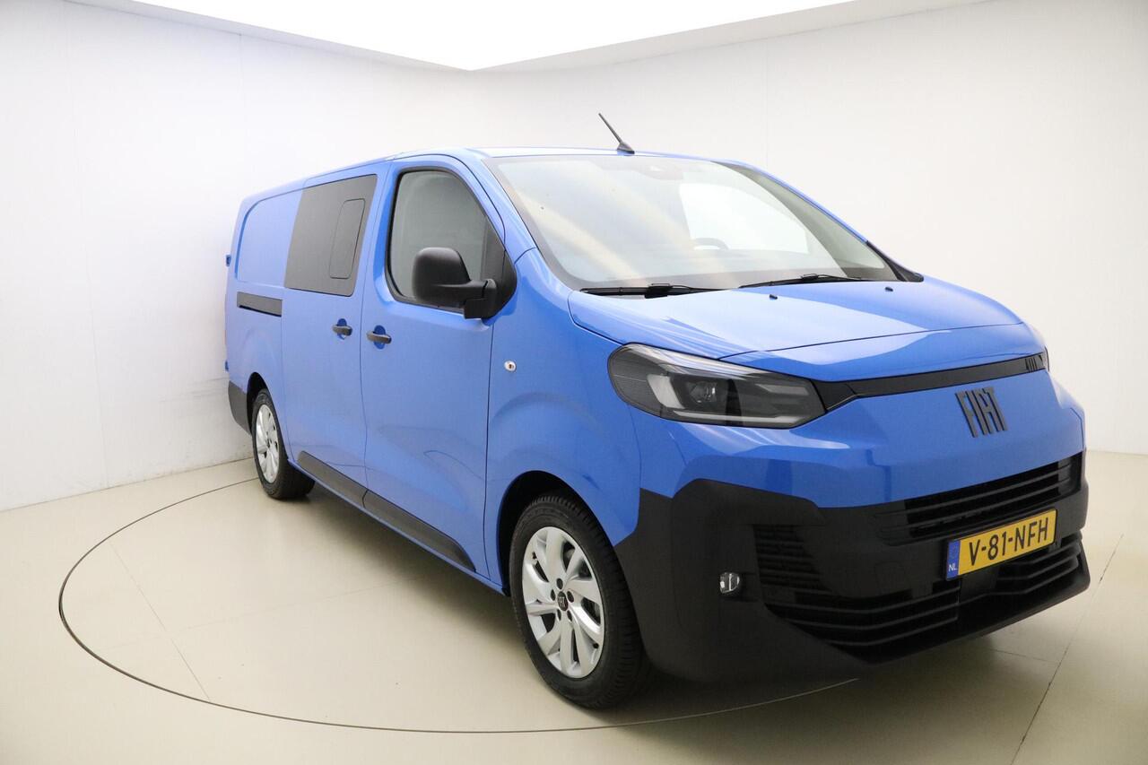 Fiat e-Scudo L3 75 kWh | NIEUW | DIRECT LEVERBAAR | Navigatie | Airco | Dubbele schuifdeur | Camera | Cruise control | Vloer + betimmering | 17" LMV | Led koplampen | Parkeersensoren