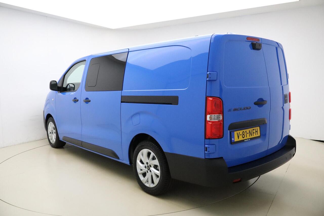 Fiat e-Scudo L3 75 kWh | NIEUW | DIRECT LEVERBAAR | Navigatie | Airco | Dubbele schuifdeur | Camera | Cruise control | Vloer + betimmering | 17" LMV | Led koplampen | Parkeersensoren