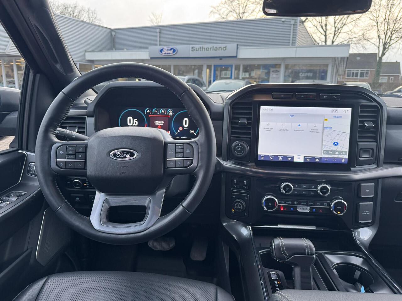 Ford (usa) F-150 5.0 V8 SuperCrew Lariat | SCI | 401pk | Automaat | 5 persoons | Grijs kenteken | Lederen Bekleding | Trekhaak | LPG | 4x4 | 3.500kg Trekgewicht