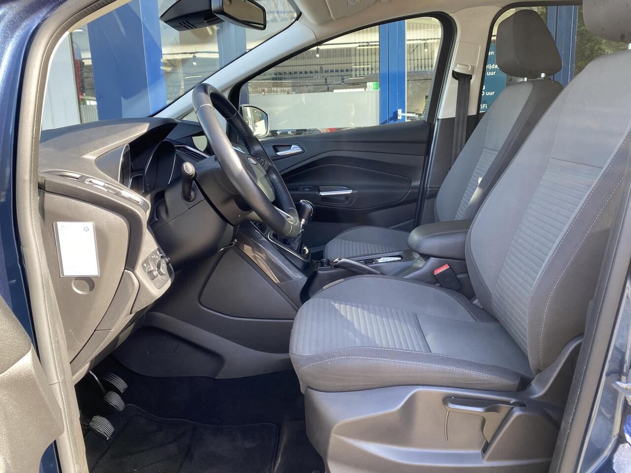Ford C-MAX 1.0 Titanium / Cruise-Control / Climate-Control / Stuur-/Stoelverwarming / Apple-Carplay & Android-Auto / Keyless / Radio-Bluetooth / Navi / PDC V+A / 17'' LMV / All-Season / ENZ.