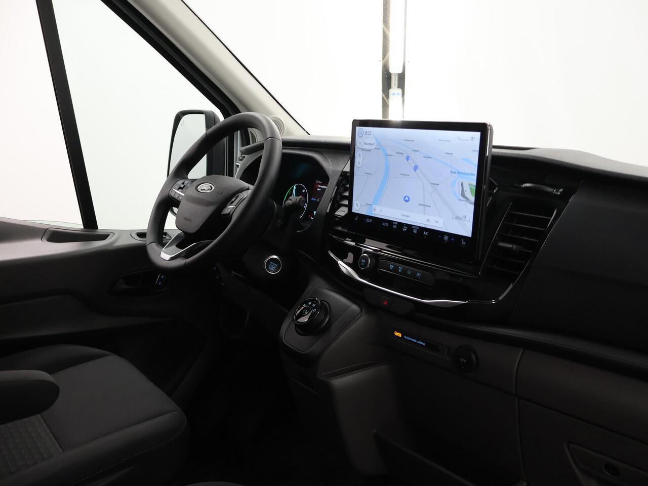 Ford E-Transit 350 | L2 H3 | TREND | 68 kWh | ADAPTIEVE CRUISE | NAVIGATIE | PARKEERCAMERA | CLIMATE CONTROL | 3-ZITS | APPLE CARPLAY / ANDROID AUTO | 257 KM WLTP ACTIERADIUS