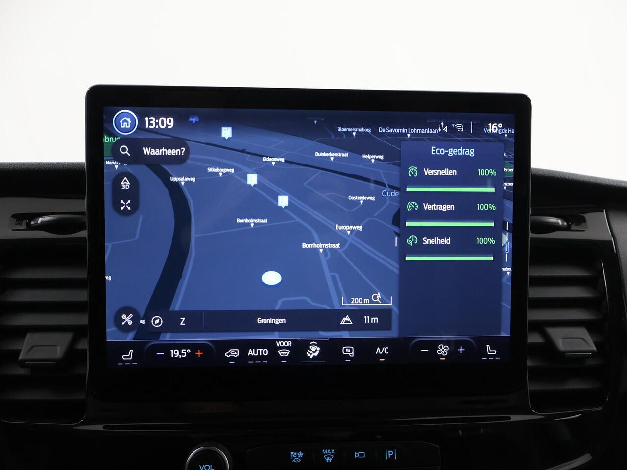 Ford E-Transit 350 | L3 H2 | TREND | 68 kWh | 317 KM WLTP | NAVIGATIE | CLIMATE CONTROL | ADAPTIEVE CRUISE | 360 GRADEN CAMERA | STOELVERWARMING | APPLE CARPLAY / ANDROID AUTO | DODEHOEKDETECTIE