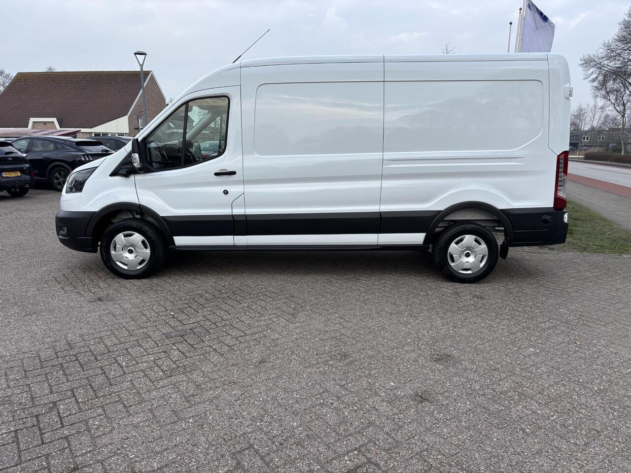 Ford E-Transit 350 L3H2 Trend 68 kWh | SCI | Navigatie | 360 graden camera | Stoelverwarming/Stuurwielverwarming | Adaptive cruise control | Pro Power onboard (stekkervoeding 2,3 kW)