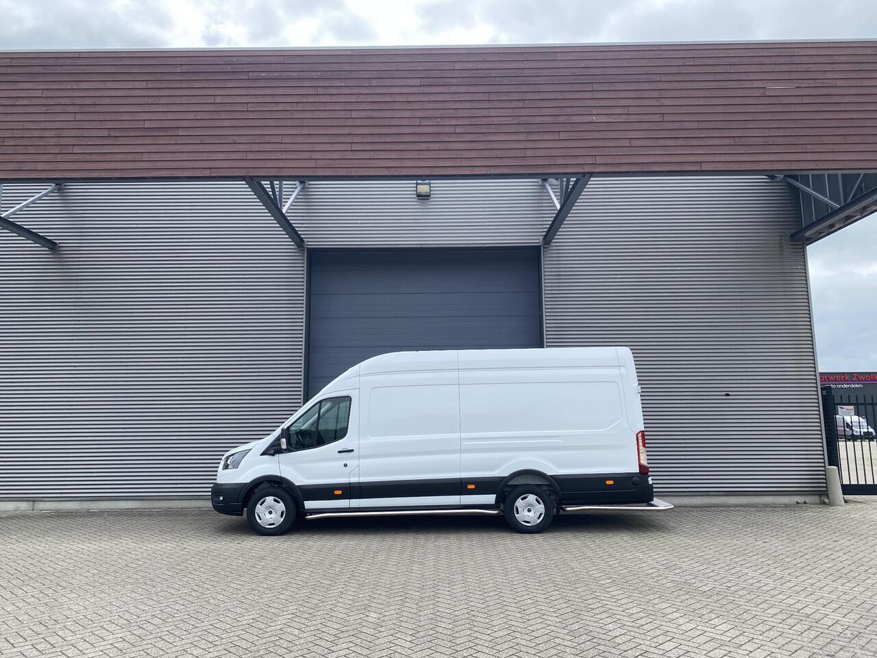 Ford E-Transit 350 L4H3 Trend 184pk RWD 68 KWh | Direct leverbaar | Navigation Pack | Doorloopfunctie cabine | XL laadkabel | All Weather banden | Vehicle Integration System | PRIJS o.b.v. SUBCONTRACTOR