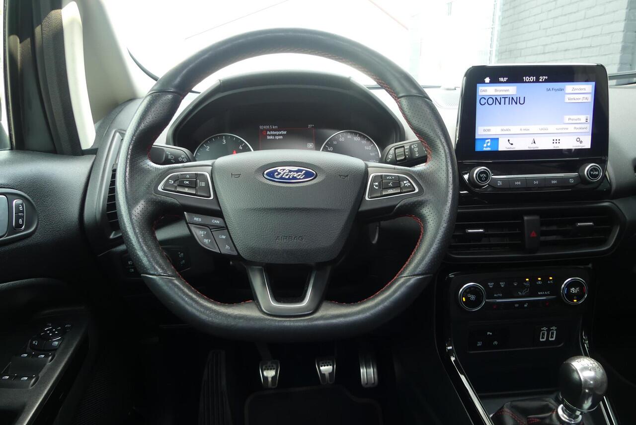 Ford ECOSPORT 1.5 TDCi AWD ST-Line X AFNEEMBARE TREKHAAK 1.100KG, CRUISE, CLIMA, NAVI, B&O, SCHUIFDAK, WINTER PACK, CAMERA, 92.409KM