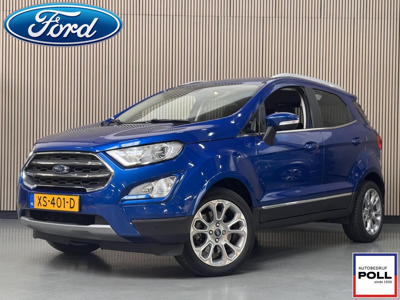 Ford ECOSPORT 125pk EcoBoost Titanium Navi Camera Winter Parking Dodehoek Design pack Dealeronderhouden