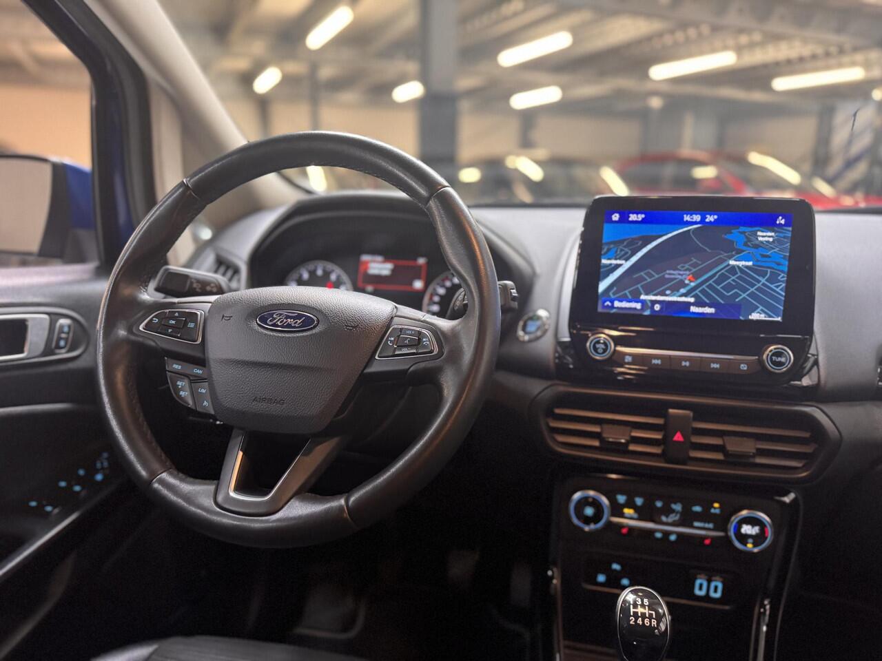 Ford ECOSPORT 125pk EcoBoost Titanium Navi Camera Winter Parking Dodehoek Design pack Dealeronderhouden