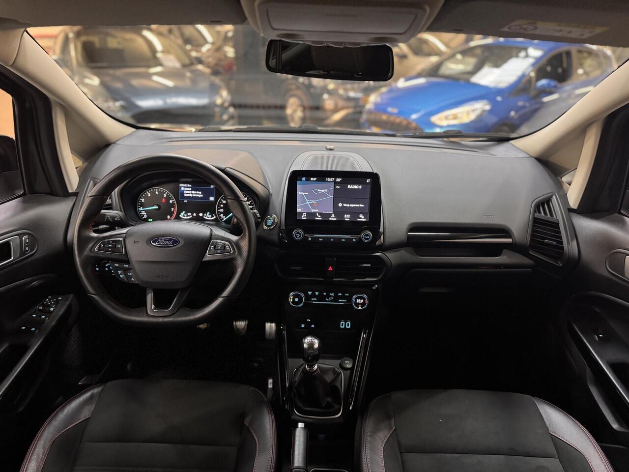 Ford ECOSPORT 125pk ST-LINE Black Navigatie Camera Dodehoek Climat Cruise Privacy Glass Dealeronderhouden