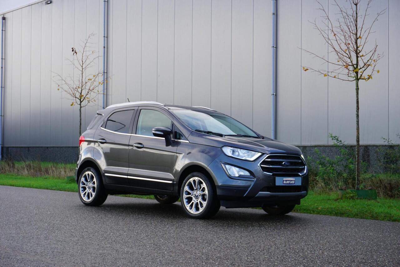 Ford ECOSPORT 1.0 EcoBoost Titanium 125 pk |B&O premium geluid |Camera |Cruise |Navi |Climate |Verwarmde voorruit en stuur |Lichtmetaal |Topstaat |Keyless entry en start
