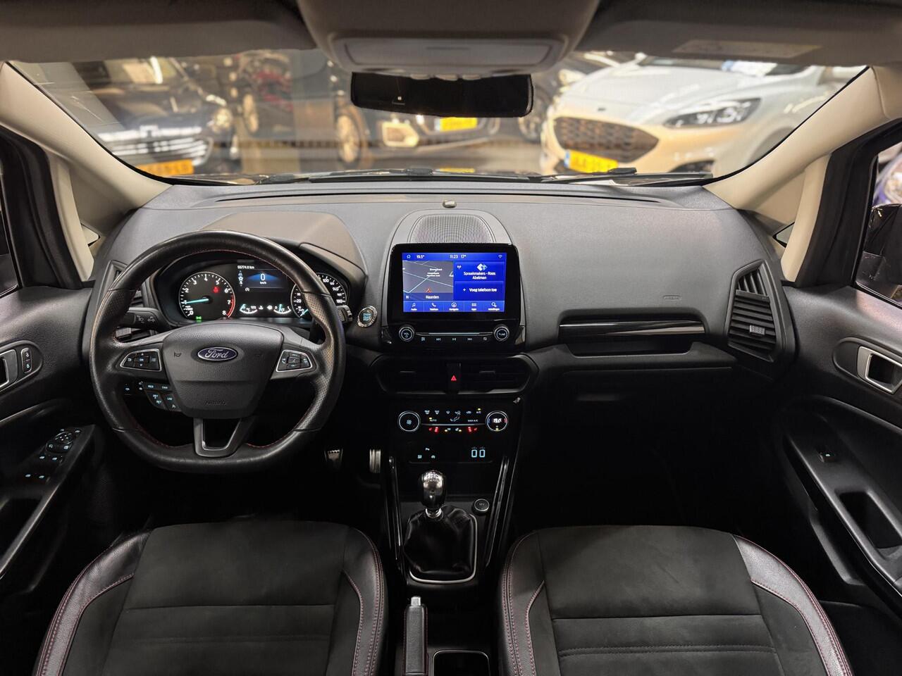 Ford ECOSPORT 125pk ST-Line Black Navi Camera Trekhaak Winter Parking Dodehoek B&O pack Privacy glass Dealeronderhouden