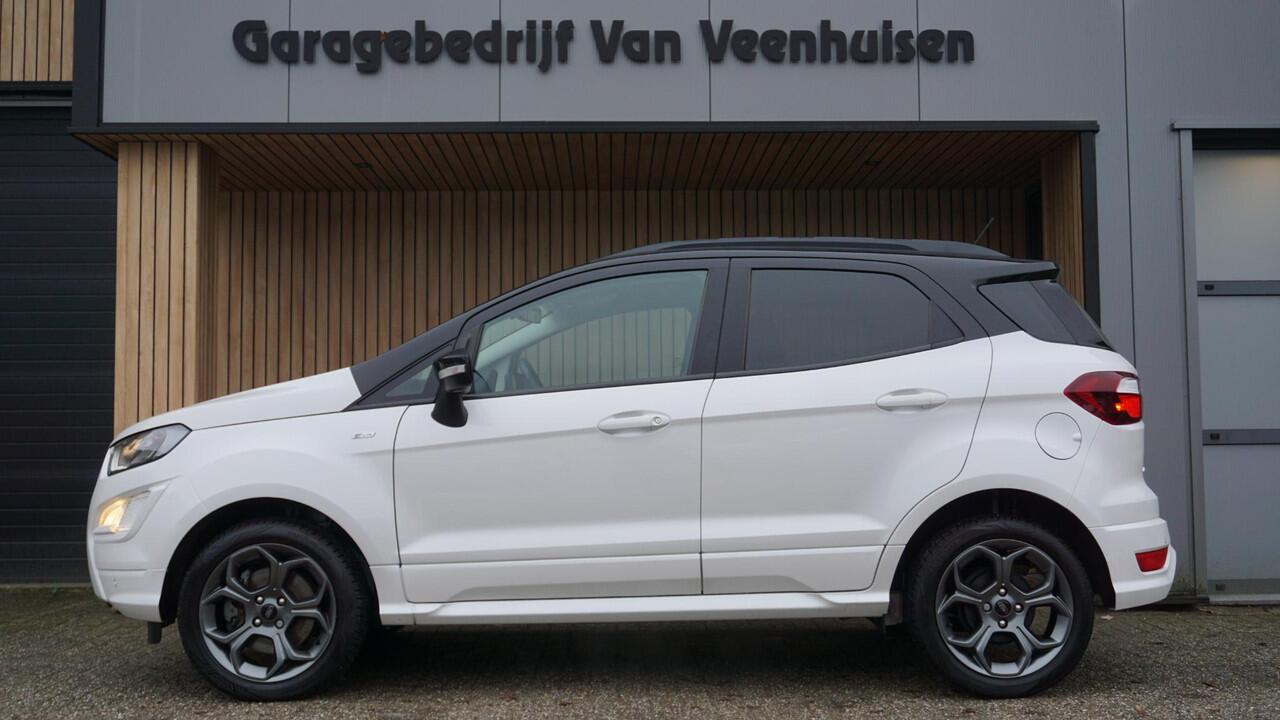 Ford ECOSPORT 1.0 125pk EcoBoost ST-Line Leder/Alcantara *Winterpack* Stoel&Stuurverwarming B&O Sfeerverlichting Keyless *NL auto* 1e eigenaar 63378km!