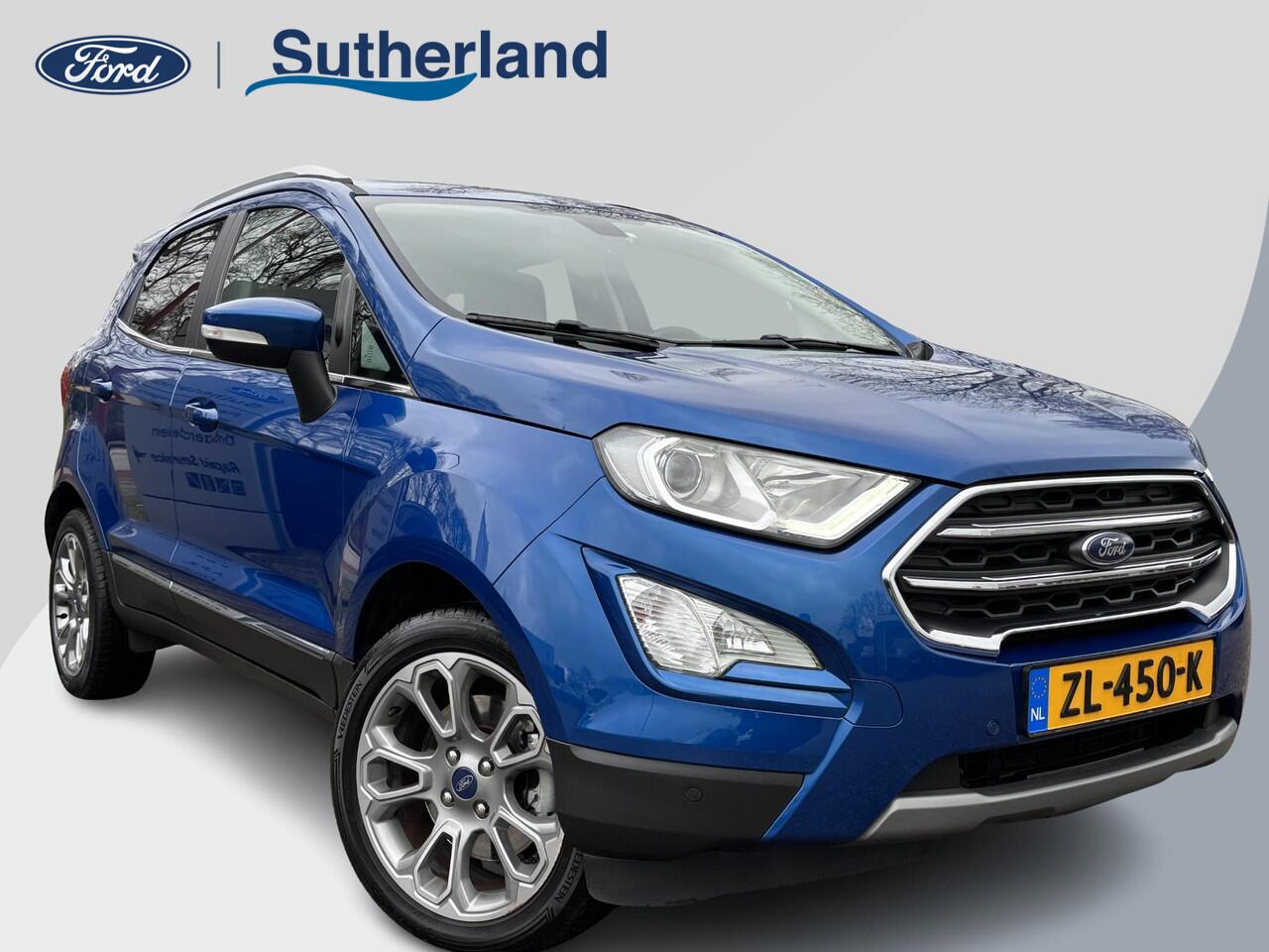 Ford ECOSPORT 1.0 EcoBoost Titanium 125pk | Trekhaak | Winter Pack | Navigatie | Camera | 17 inch | Dodehoeksensoren