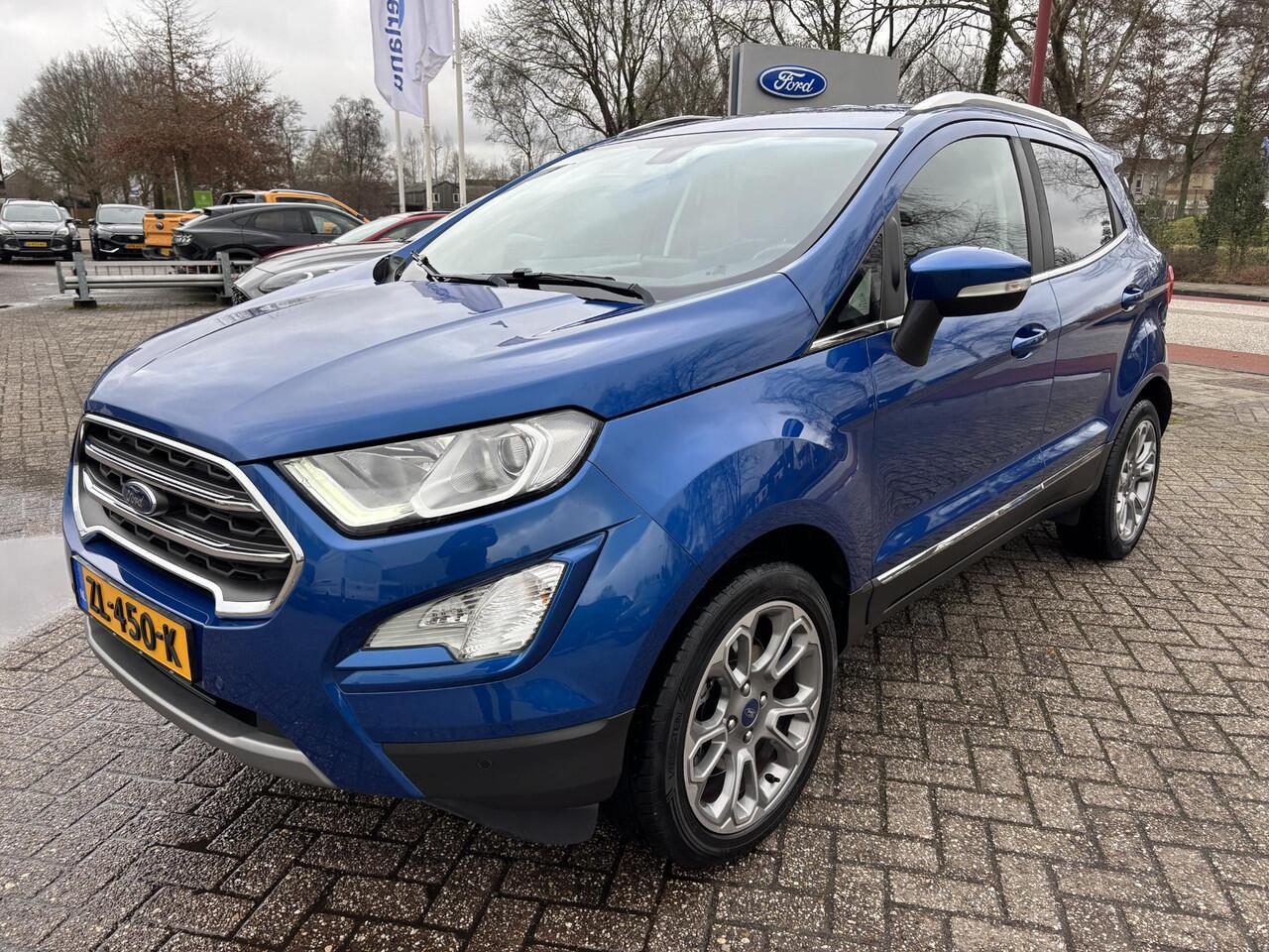 Ford ECOSPORT 1.0 EcoBoost Titanium 125pk | Trekhaak | Winter Pack | Navigatie | Camera | 17 inch | Dodehoeksensoren