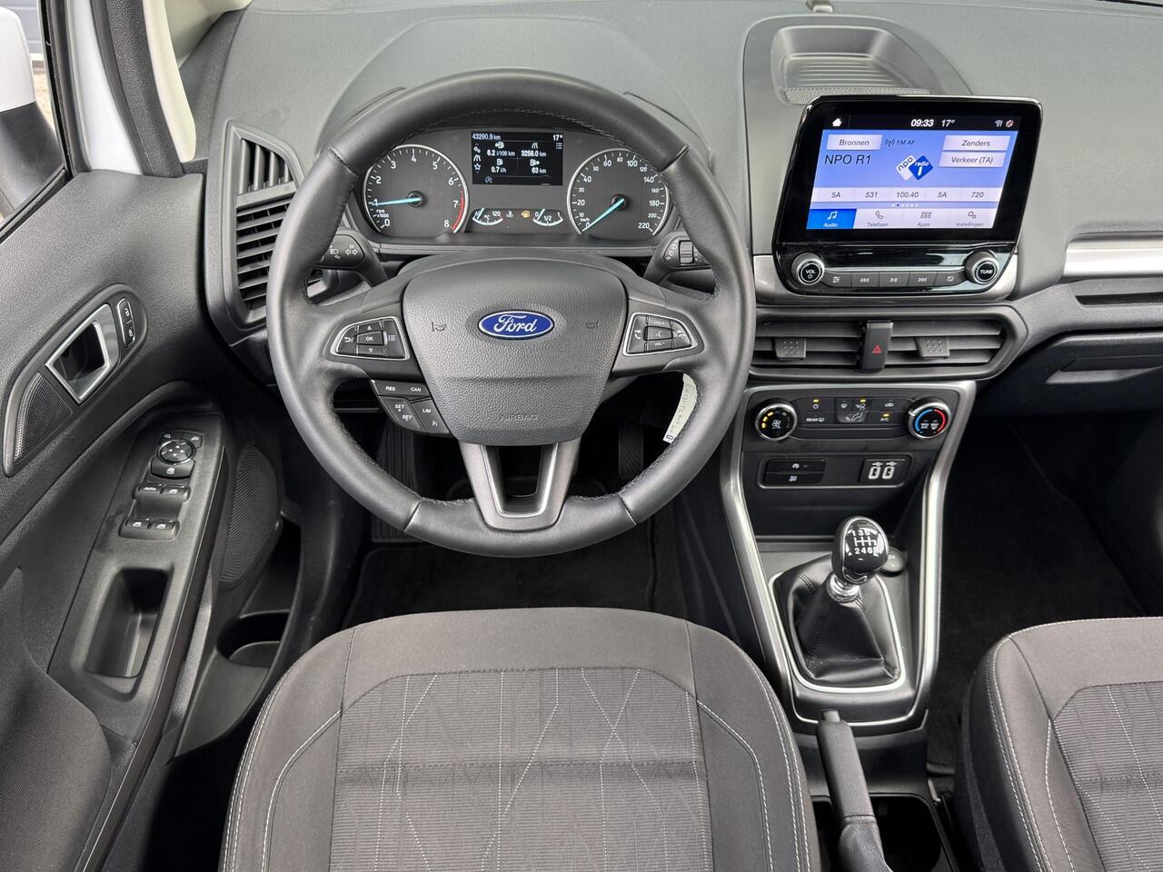 Ford ECOSPORT 1.0 ECOBOOST CONNECTED I APPLE/ANDROID I HOGE INSTAP I AIRCONDITIONING I LICHT METALEN VELGEN