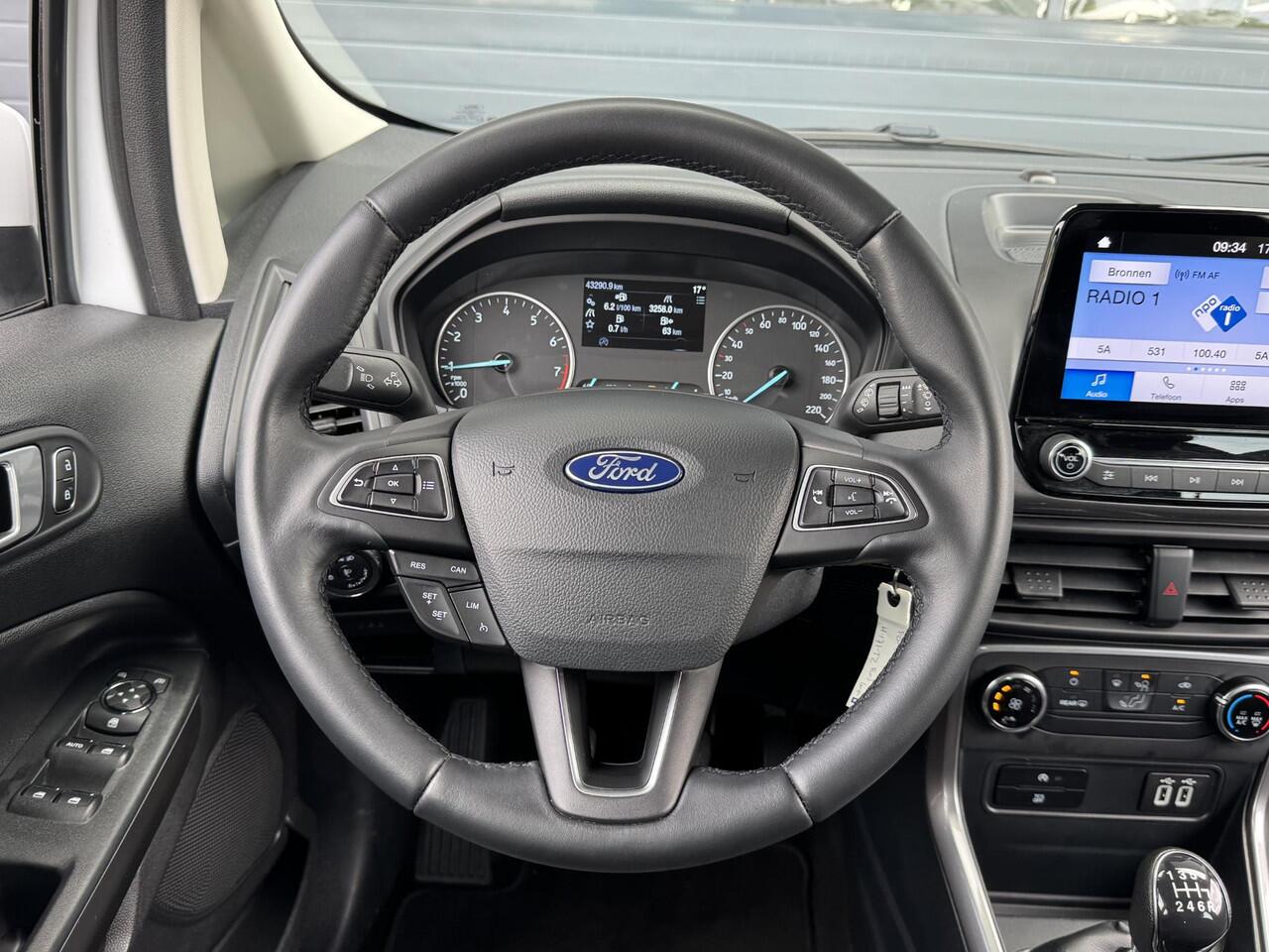 Ford ECOSPORT 1.0 ECOBOOST CONNECTED I APPLE/ANDROID I HOGE INSTAP I AIRCONDITIONING I LICHT METALEN VELGEN