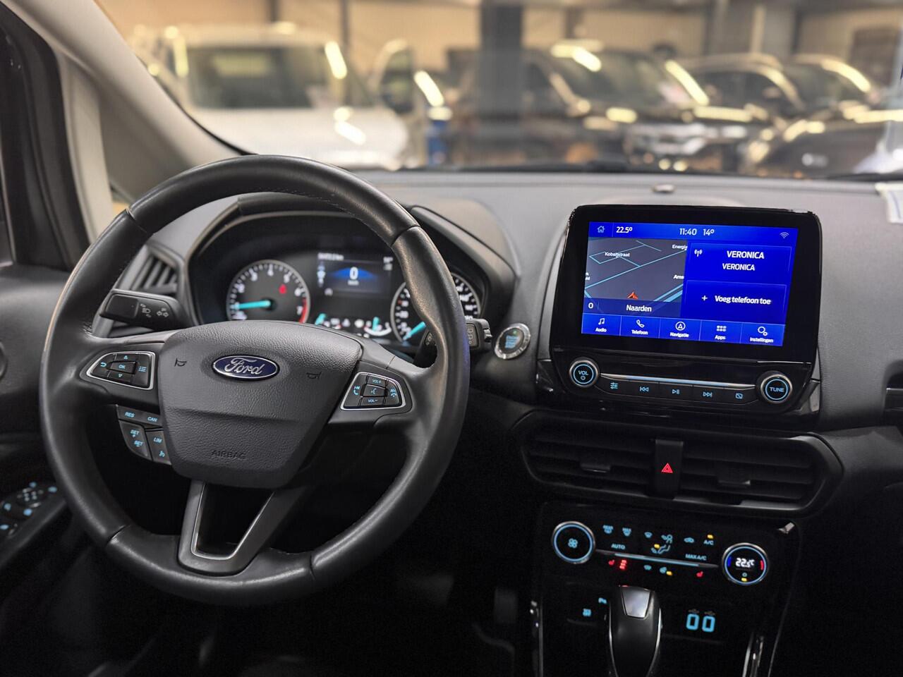 Ford ECOSPORT 125pk Titanium Automaat Navi Camera Winter Parking Dodehoek pack Schuifkanteldak 1e Eigenaar Dealeronderhouden