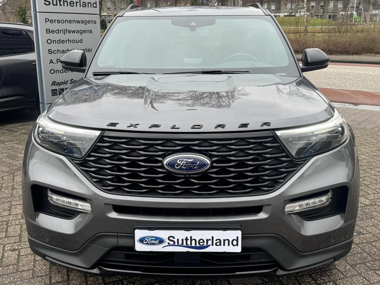 Ford EXPLORER 3.0 V6 EcoBoost PHEV ST-Line 456pk 7 pers | Panoramadak | Adaptieve Cruise | Stoelverwarming | Full Leder | B&O Audio | 360 graden Camera's | Dealer onderhouden
