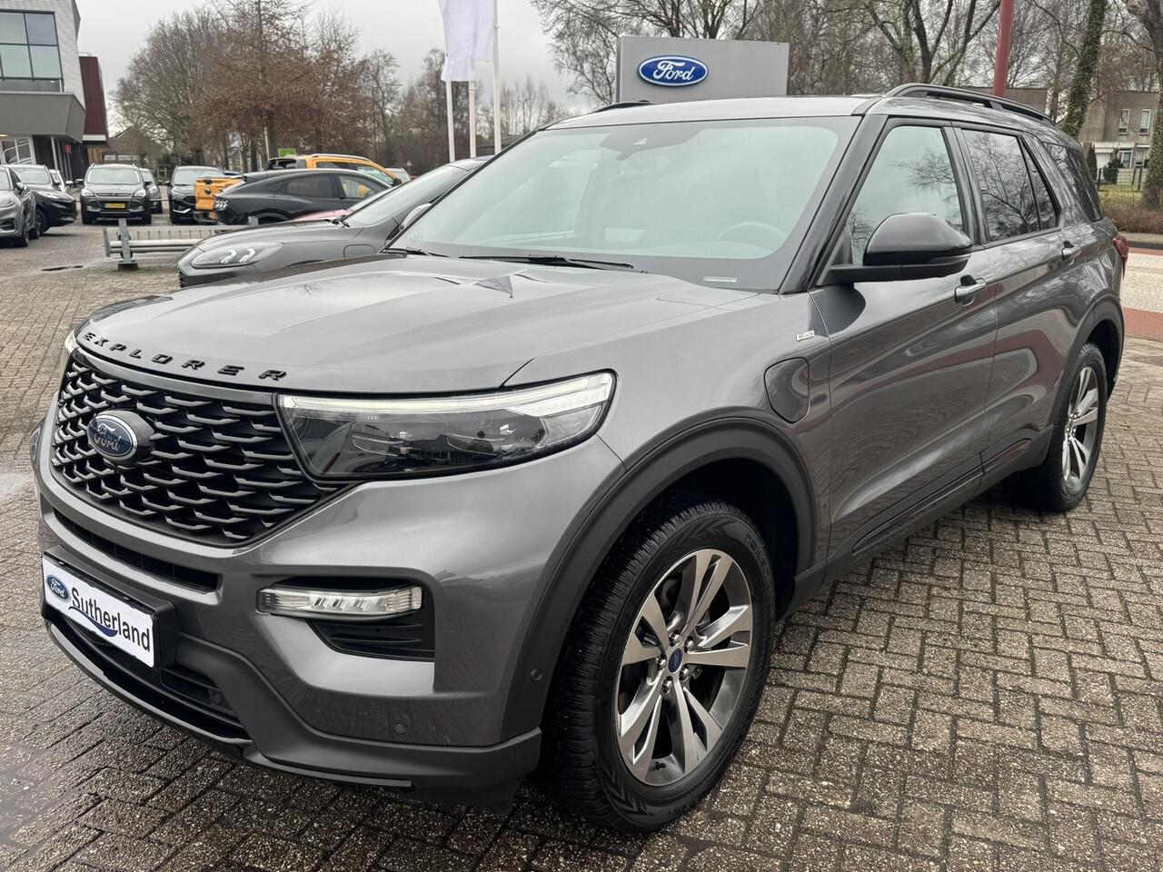Ford EXPLORER 3.0 V6 EcoBoost PHEV ST-Line 456pk 7 pers | Panoramadak | Adaptieve Cruise | Stoelverwarming | Full Leder | B&O Audio | 360 graden Camera's | Dealer onderhouden