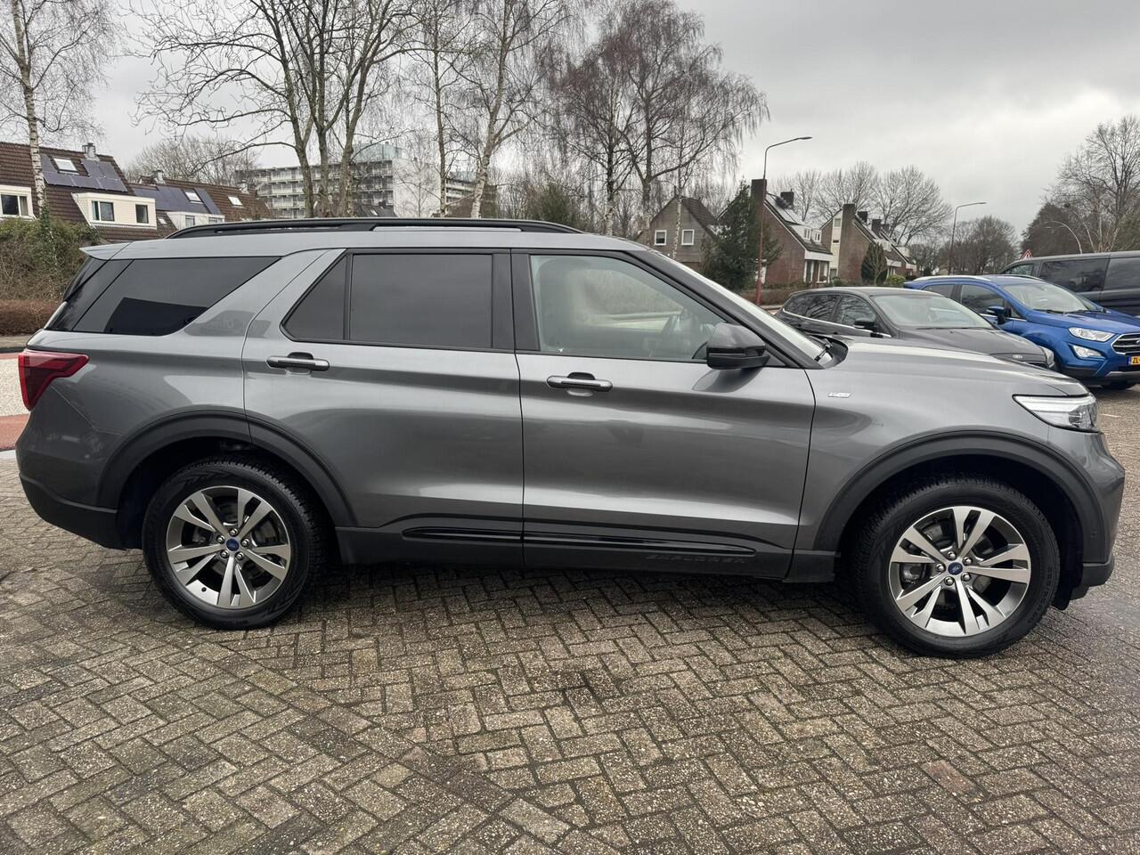 Ford EXPLORER 3.0 V6 EcoBoost PHEV ST-Line 456pk 7 pers | Panoramadak | Adaptieve Cruise | Stoelverwarming | Full Leder | B&O Audio | 360 graden Camera's | Dealer onderhouden