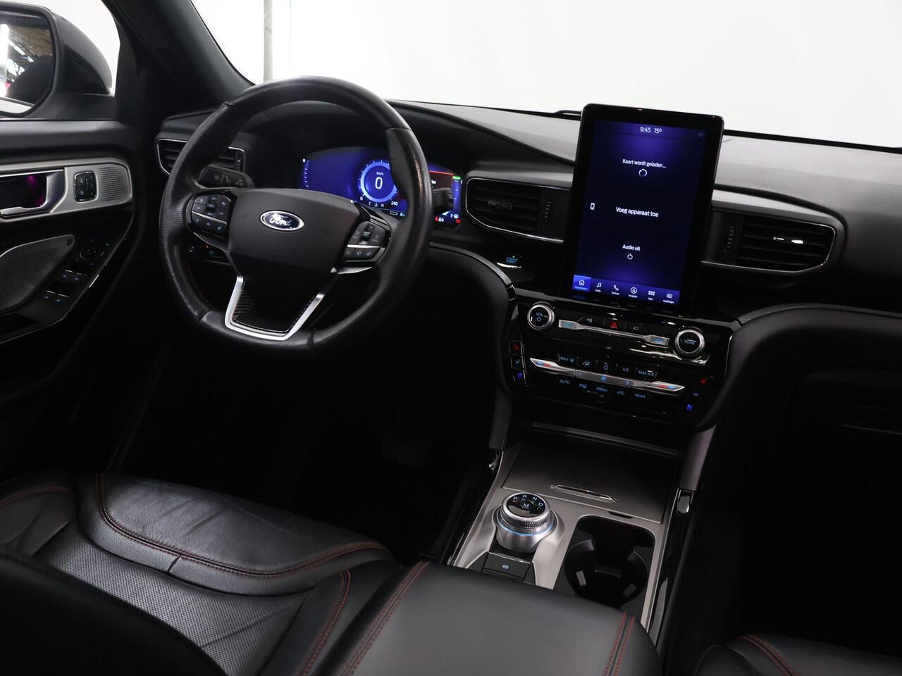Ford EXPLORER 3.0 V6 EcoBoost PHEV ST-Line | SOH 89,7% | Panoramadak | B&O | Cruise Control Adaptief | Lederen Interieur | 360° Camera | Winterpakket | Stoelventilatie voor | Apple Carplay/Android Auto |