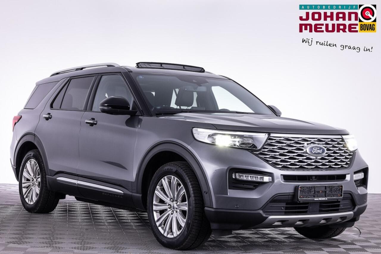 Ford EXPLORER 3.0 V6 Ecoboost PHEV Platinum | 7-Persoons | PANORAMADAK | B&O | LEDER | Trekhaak
