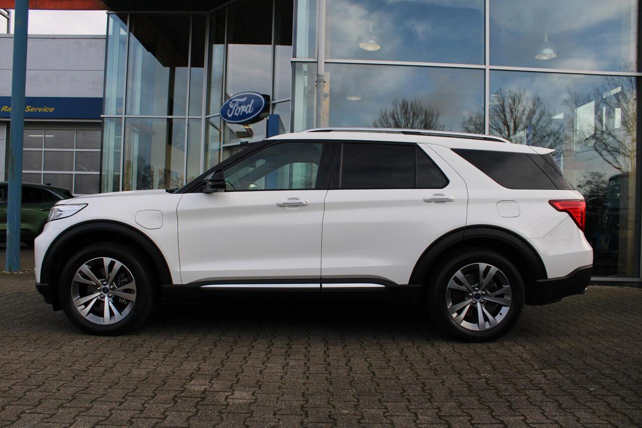 Ford EXPLORER 3.0 V6 EcoBoost PHEV Platinum | Trekhaak | Stoelverwarming + Koeling | 360 Camera | Adaptive Cruise Control | Climate Control | Navigatie |