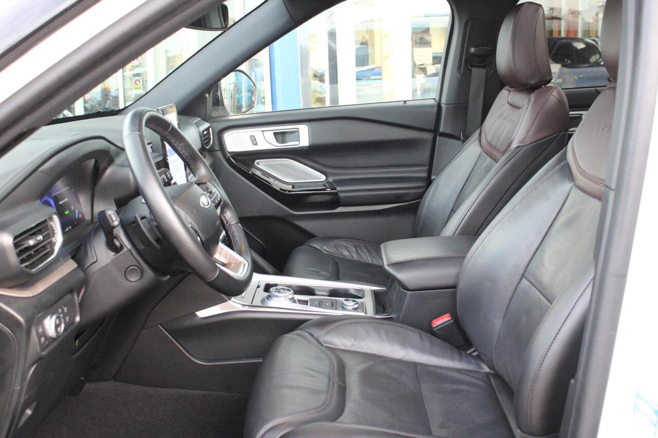 Ford EXPLORER 3.0 V6 EcoBoost PHEV Platinum | Trekhaak | Stoelverwarming + Koeling | 360 Camera | Adaptive Cruise Control | Climate Control | Navigatie |