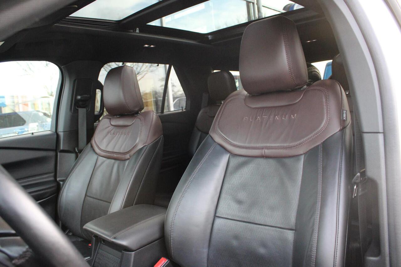 Ford EXPLORER 3.0 V6 EcoBoost PHEV Platinum | Trekhaak | Stoelverwarming + Koeling | 360 Camera | Adaptive Cruise Control | Climate Control | Navigatie |