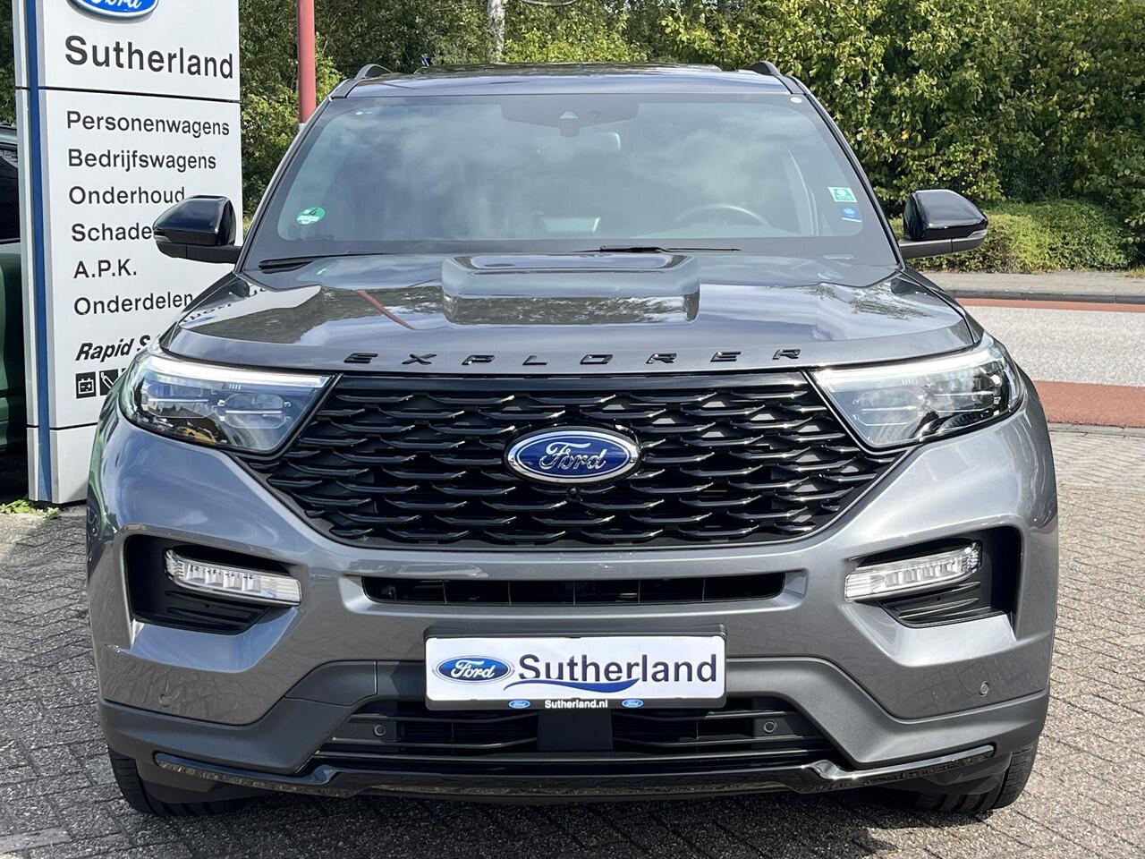 Ford EXPLORER 3.0 V6 EcoBoost PHEV ST-Line 457pk | Full LED | Adaptieve Cruise | Panorama Dak | Trekhaak afneembaar | 2.500kg Trekgewicht | Verlengde fabrieks garantie tot 12-2028