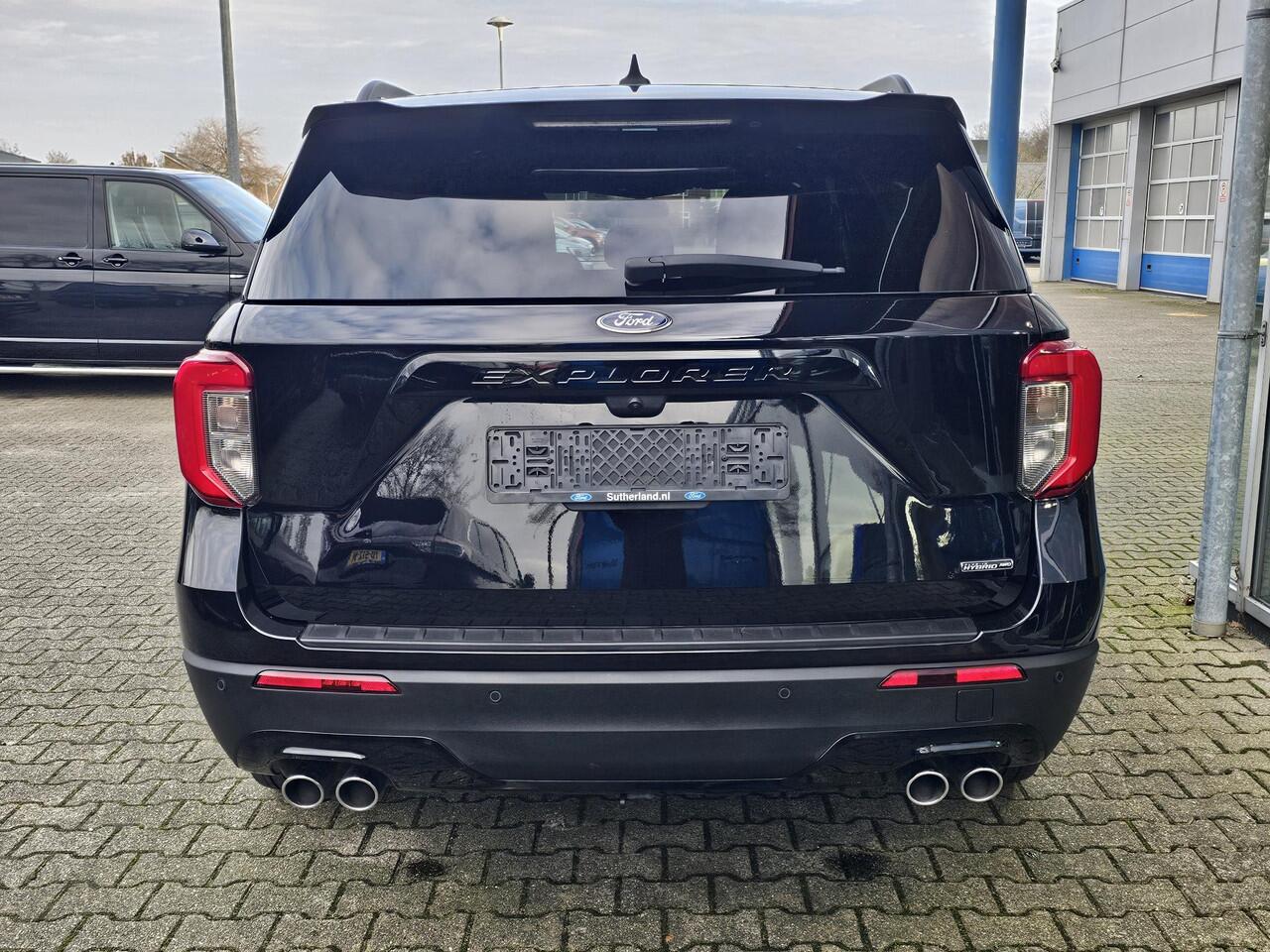 Ford EXPLORER 3.0 V6 EcoBoost PHEV ST-Line 457pk | Full LED | Adaptieve Cruise | Panorama Dak | Trekhaak afneembaar | 2.500kg Trekgewicht | Verlengde fabrieks garantie tot 06-2028