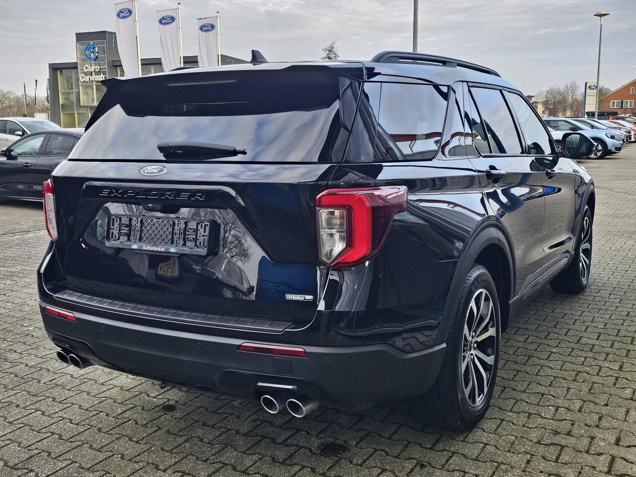 Ford EXPLORER 3.0 V6 EcoBoost PHEV ST-Line 457pk | Full LED | Adaptieve Cruise | Panorama Dak | Trekhaak afneembaar | 2.500kg Trekgewicht | Verlengde fabrieks garantie tot 06-2028