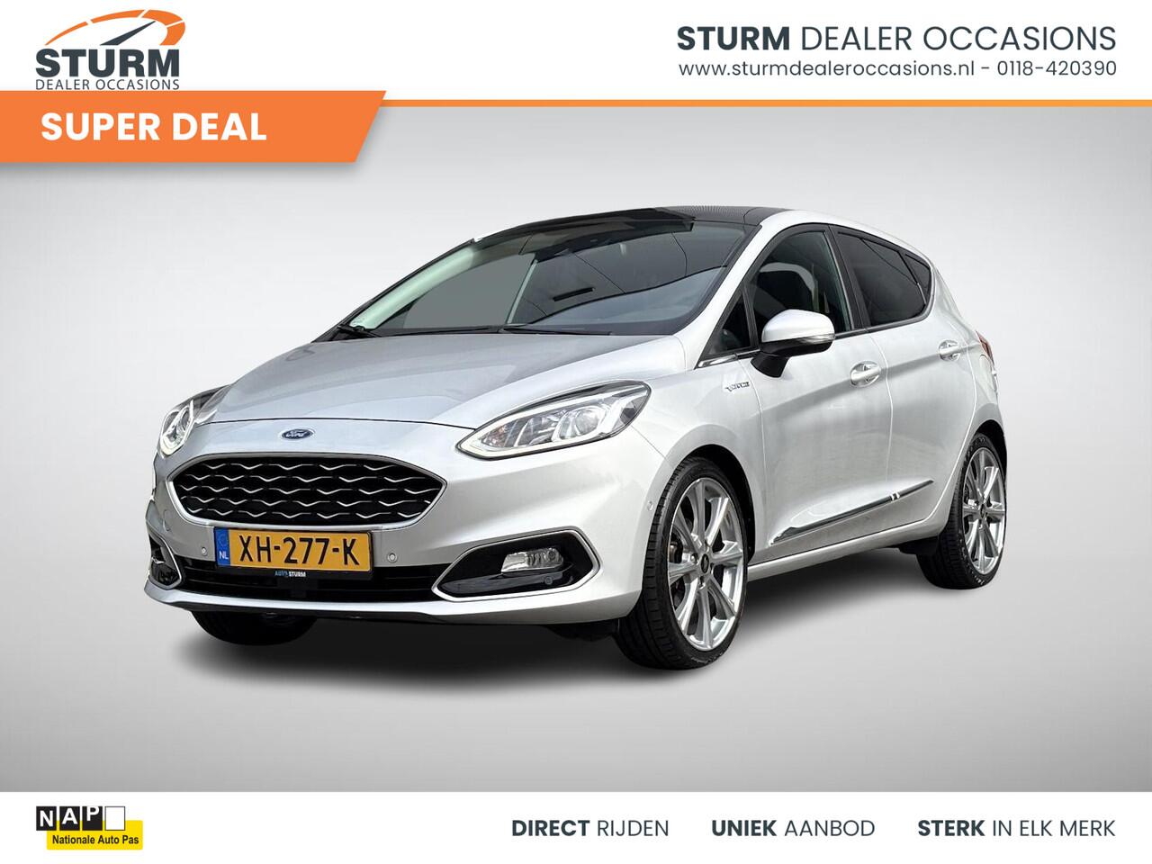 Ford FIESTA 1.0 EcoBoost Vignale NL-Auto, Full-Options! | Panoramadak | Adapt. Cruise Control | Stuur- + Stoelverwarming | B&O Audio | 18'' Velgen | Rijklaarprijs!
