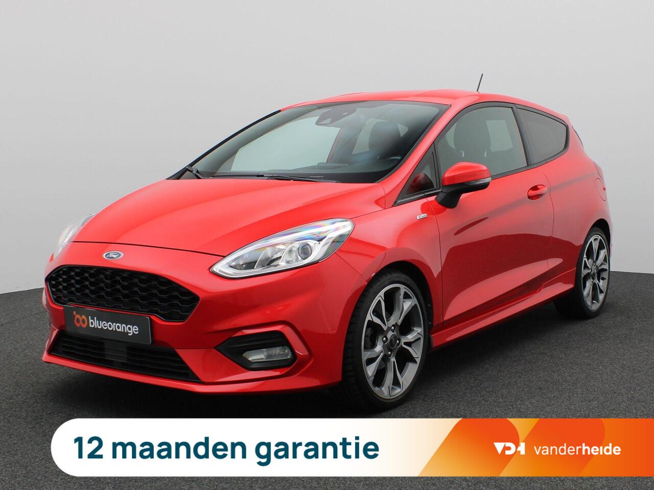 Ford FIESTA 1.0 EcoBoost ST-Line 125PK Navi, Apple Carplay/Android Auto, Clima, PDC Achter, Cruise Controle, Voorruitverwarming, 17" LM Velgen, Lane Assist