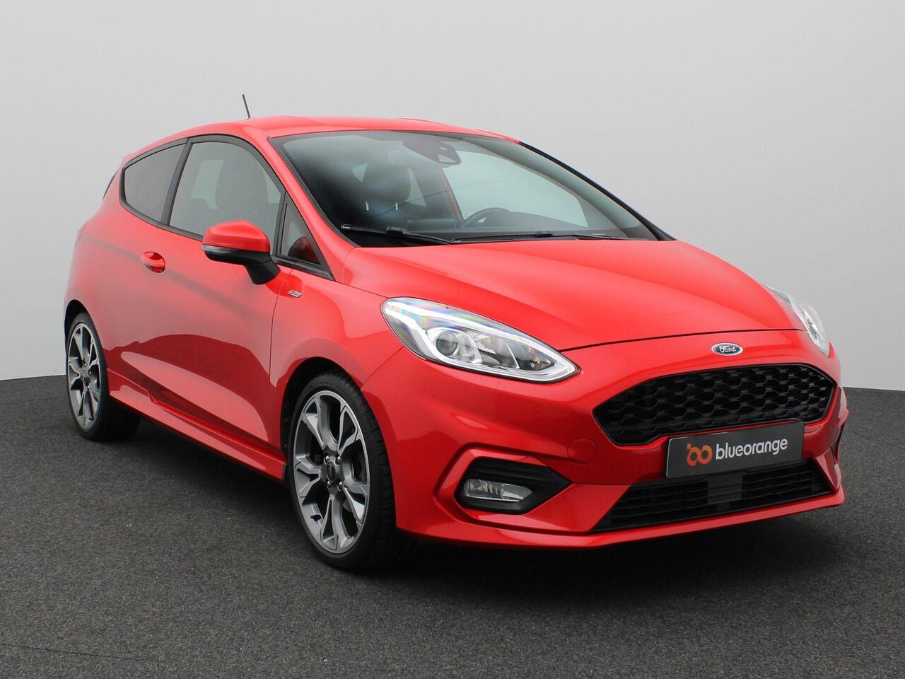 Ford FIESTA 1.0 EcoBoost ST-Line 125PK Navi, Apple Carplay/Android Auto, Clima, PDC Achter, Cruise Controle, Voorruitverwarming, 17" LM Velgen, Lane Assist
