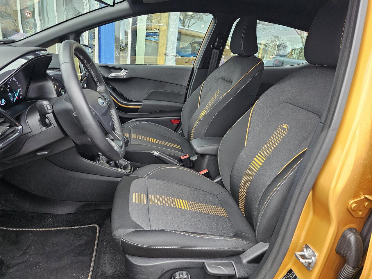 Ford FIESTA 1.0 EcoBoost Active First Edition 125 pk | Adaptieve cruise control | Climate control | Voorruitverwarming | Navigatie | PDC | 17'' velgen | Lane assist | Dealeronderhouden etc.