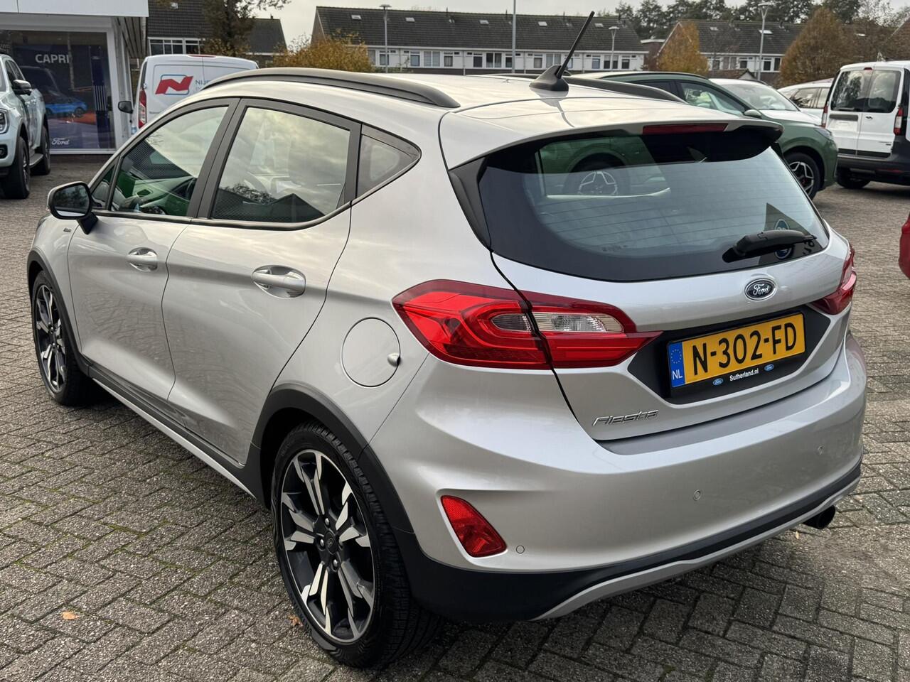 Ford FIESTA 1.0 EcoBoost Active X 95pk 18 inch velgen | Stoelverwarming | Cruise control | Parkeersensoren | Vooruitverwarming