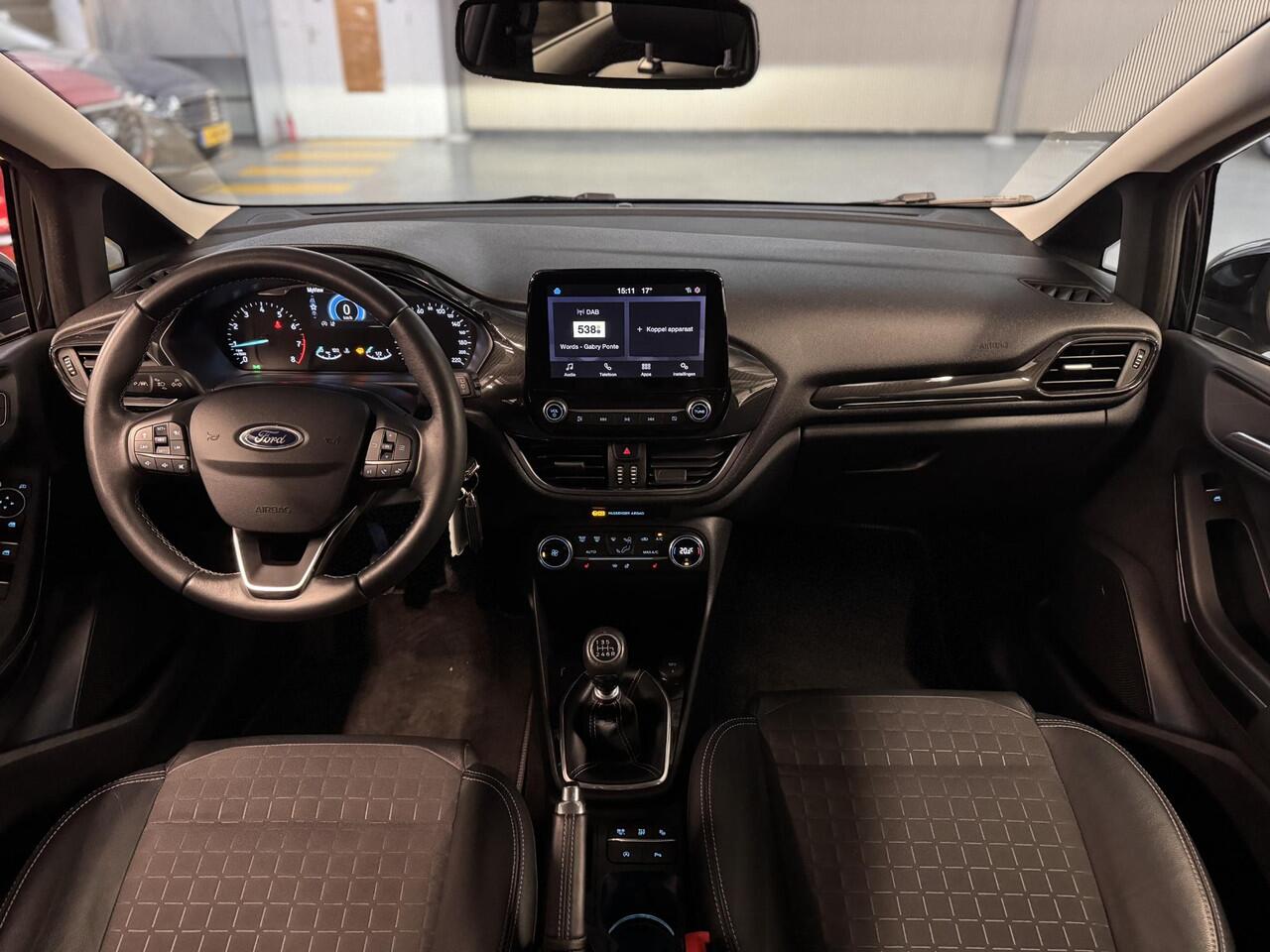 Ford FIESTA 95pk Titanium X Half Leer Adap Cruise Camera Winter Parking Dodehoek pack Dealeronderhouden