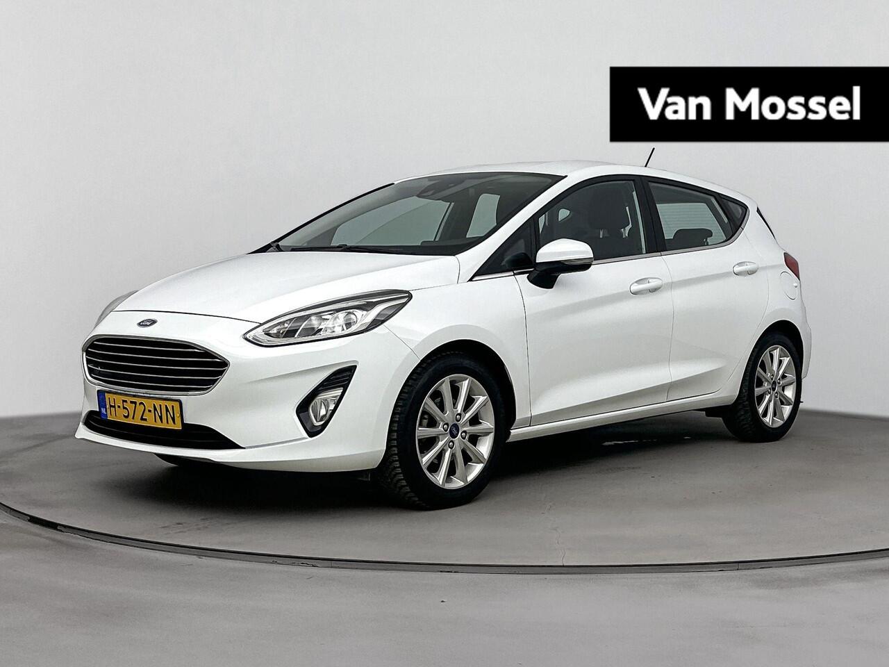 Ford FIESTA 1.0 EcoBoost Titanium 95PK | Navigatie | Stoel,- Stuur en Voorruitverwarming | Climate Control | Lichtmetalen Velgen | Parkeersensoren | Apple CarPlay & Android Auto