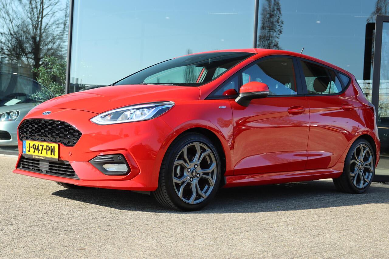 Ford FIESTA 1.0 EB AUTOMAAT ST-LINE + TREKHAAK | FULL LED | STUUR/STOELVERW. | APPLE CARPLAY