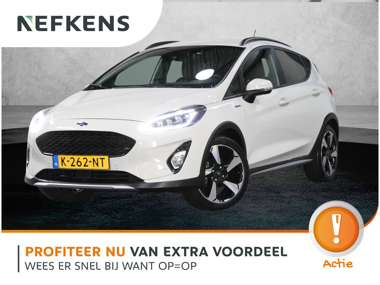 Ford FIESTA 95PK Active X | 1ste eigenaar | AppleCarplay/AndroidAuto | Armsteun | Trekhaak | Winterpakket | Adaptive Cruise Control | Navigatie | Climate Control | LED | Bang&Olufsen Audio | Isofix | Privacy Glass | Parkeersensoren |
