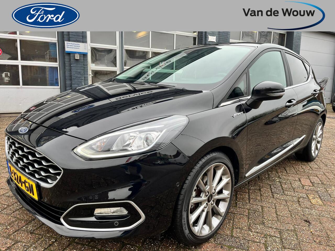Ford FIESTA 1.0 EcoBoost Hybrid Vignale Lederen bekleding-125pk-addaptieve cruise-winterpack