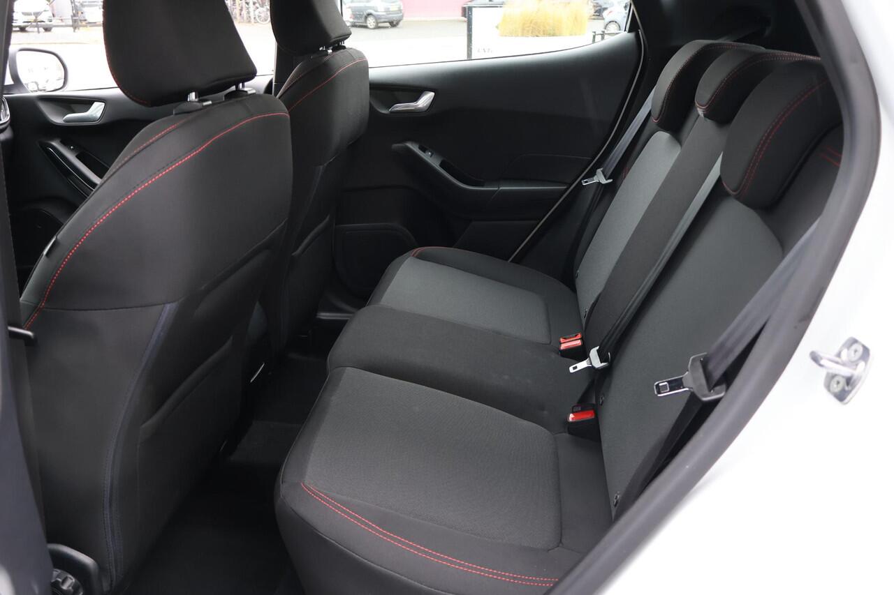 Ford FIESTA 1.0 EcoBoost Hybrid ST-Line Donkere Hemel | Carplay | Cruise | Keyless | LED | Bots sensor | PDC | NL-Auto | Volledig Onderh. | 1e-Eigenaar