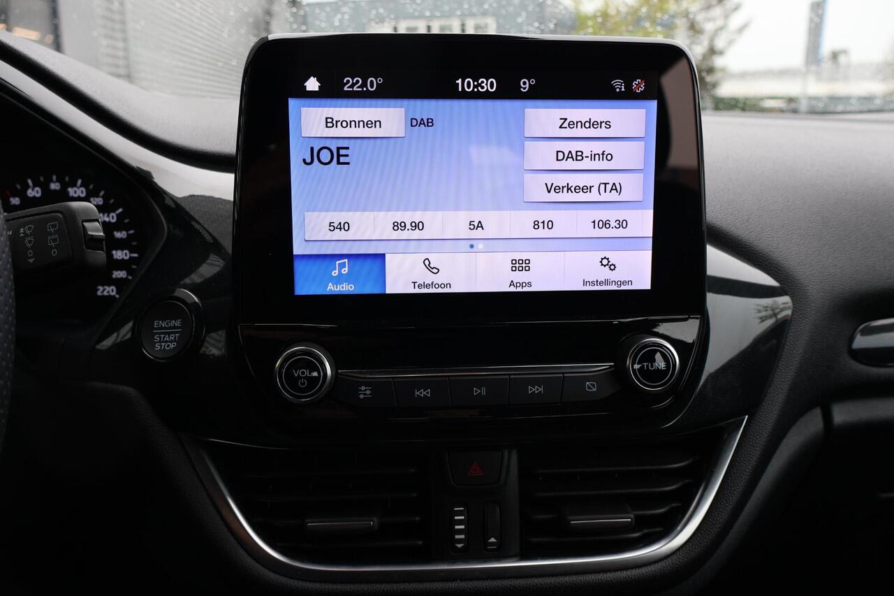 Ford FIESTA 1.0 EcoBoost Hybrid ST-Line Donkere Hemel | Carplay | Cruise | Keyless | LED | Bots sensor | PDC | NL-Auto | Volledig Onderh. | 1e-Eigenaar