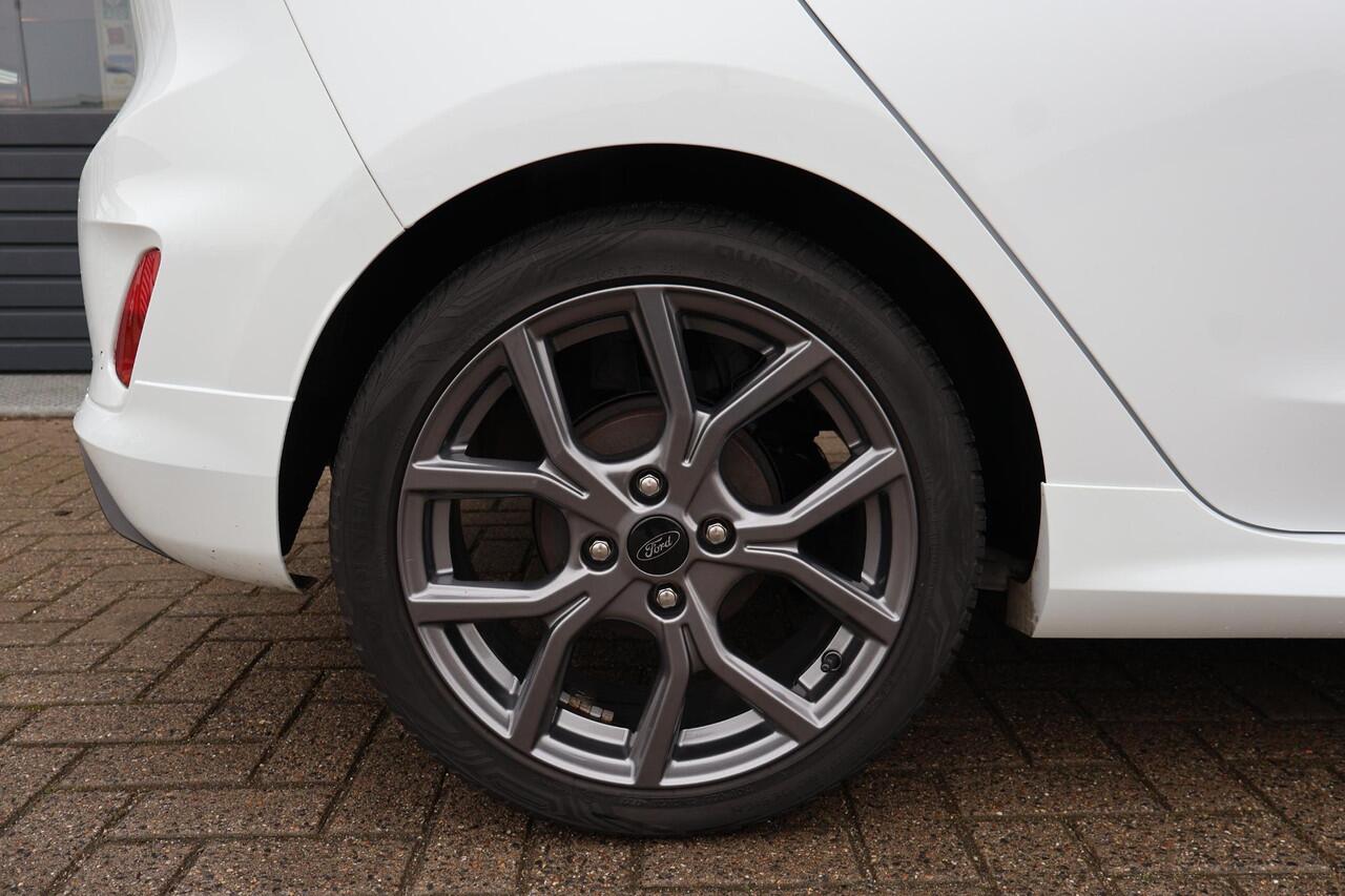 Ford FIESTA 1.0 EcoBoost Hybrid ST-Line Donkere Hemel | Carplay | Cruise | Keyless | LED | Bots sensor | PDC | NL-Auto | Volledig Onderh. | 1e-Eigenaar