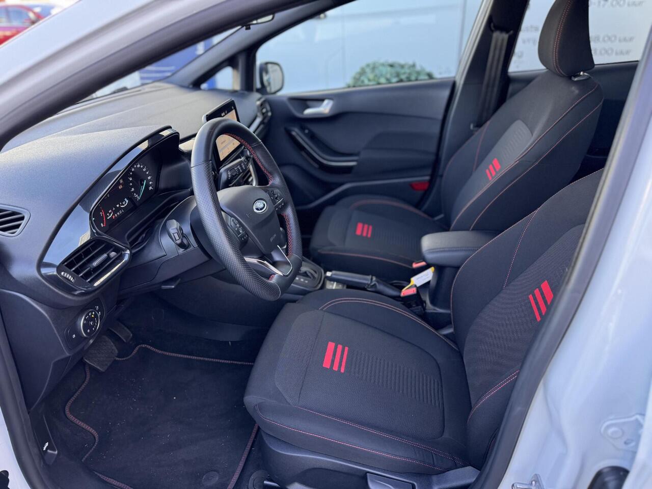 Ford FIESTA 125pk EcoB Hybrid Automaat ST-Line Camera Winter Parking pack Garantie 19-7-2027/max. 100.000km