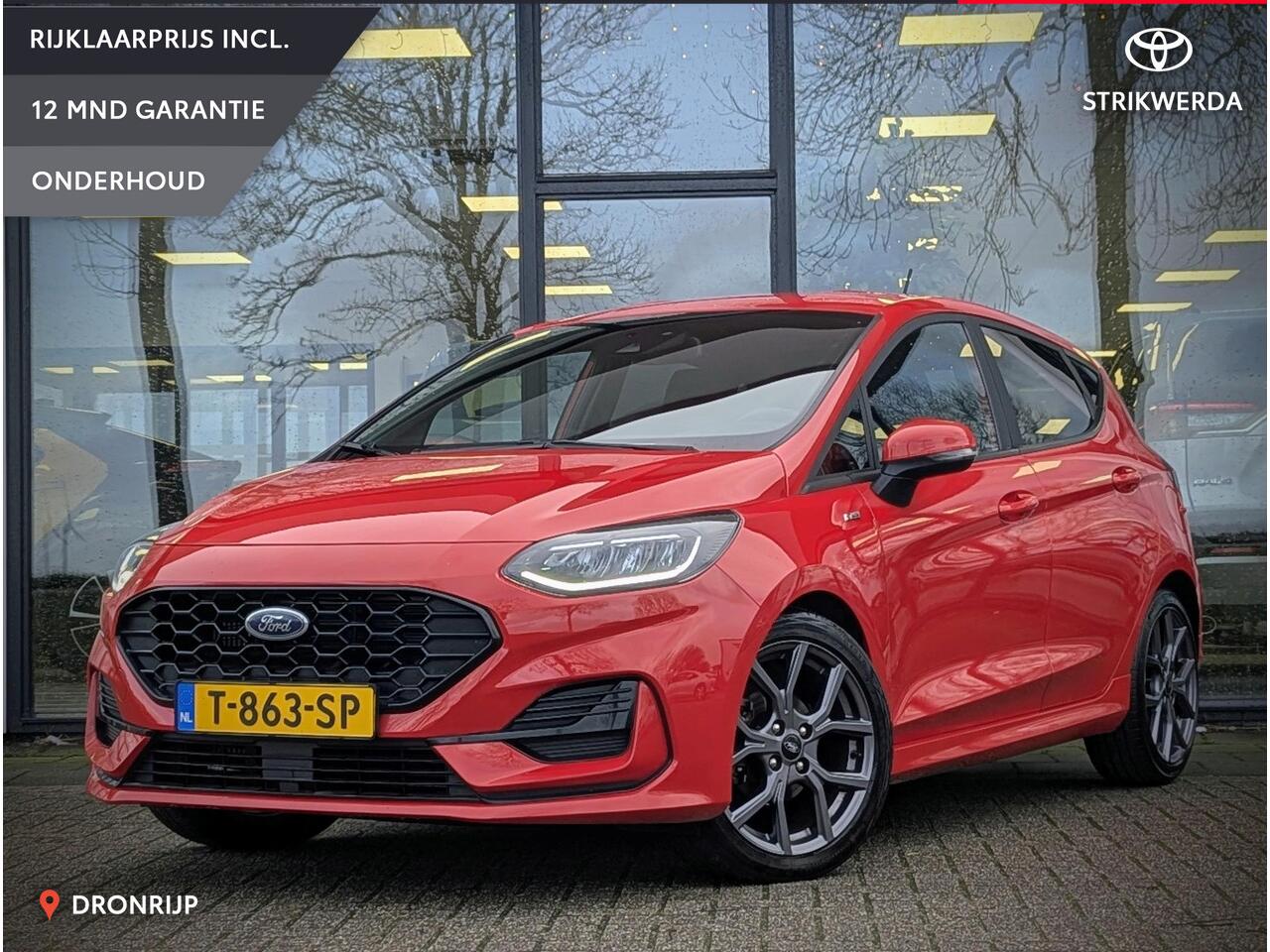 Ford FIESTA 1.0 EcoBoost Hybrid ST-Line | Trekhaak | Led | Cruise control | Climate control | PDC A | Cayplay / Android Auto