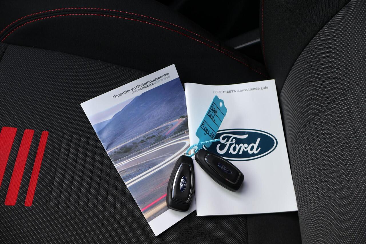 Ford FIESTA 1.0 Hybrid ST-Line X 1e Eigenaar | Volledig Onderh | BTW | NL-Auto | Camera | Navi | Carplay | Keyless | Full Led | Cruise | DAB | Start/Stop | Hill-Hold